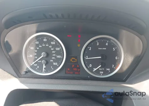 2005 BMW 645Ci из США, поврежденный, VIN WBAEK73415B327300